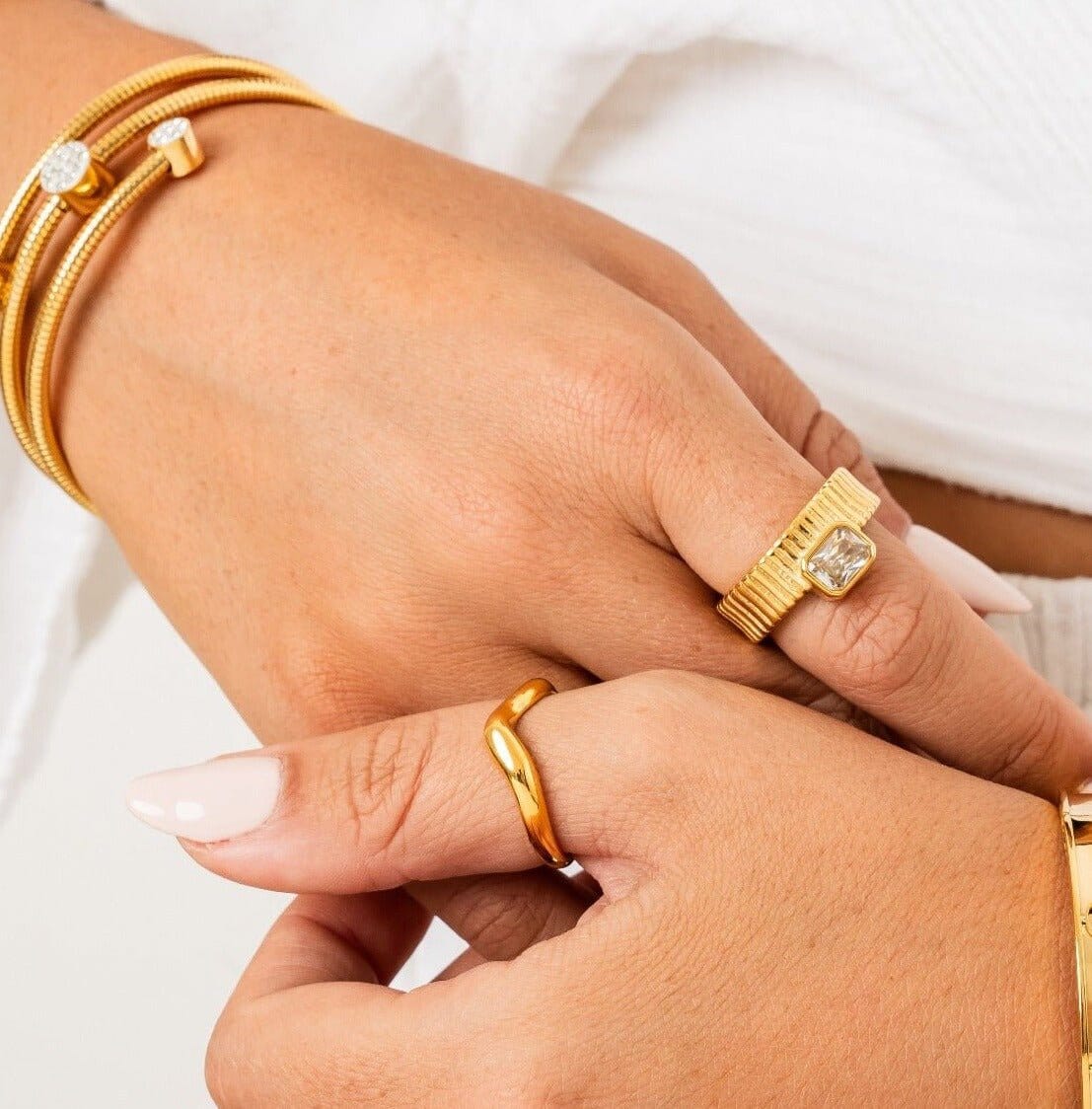 Anel Aspen Banhado em Ouro 18k Anel Aspen Banhado em Ouro 18k Minha loja
