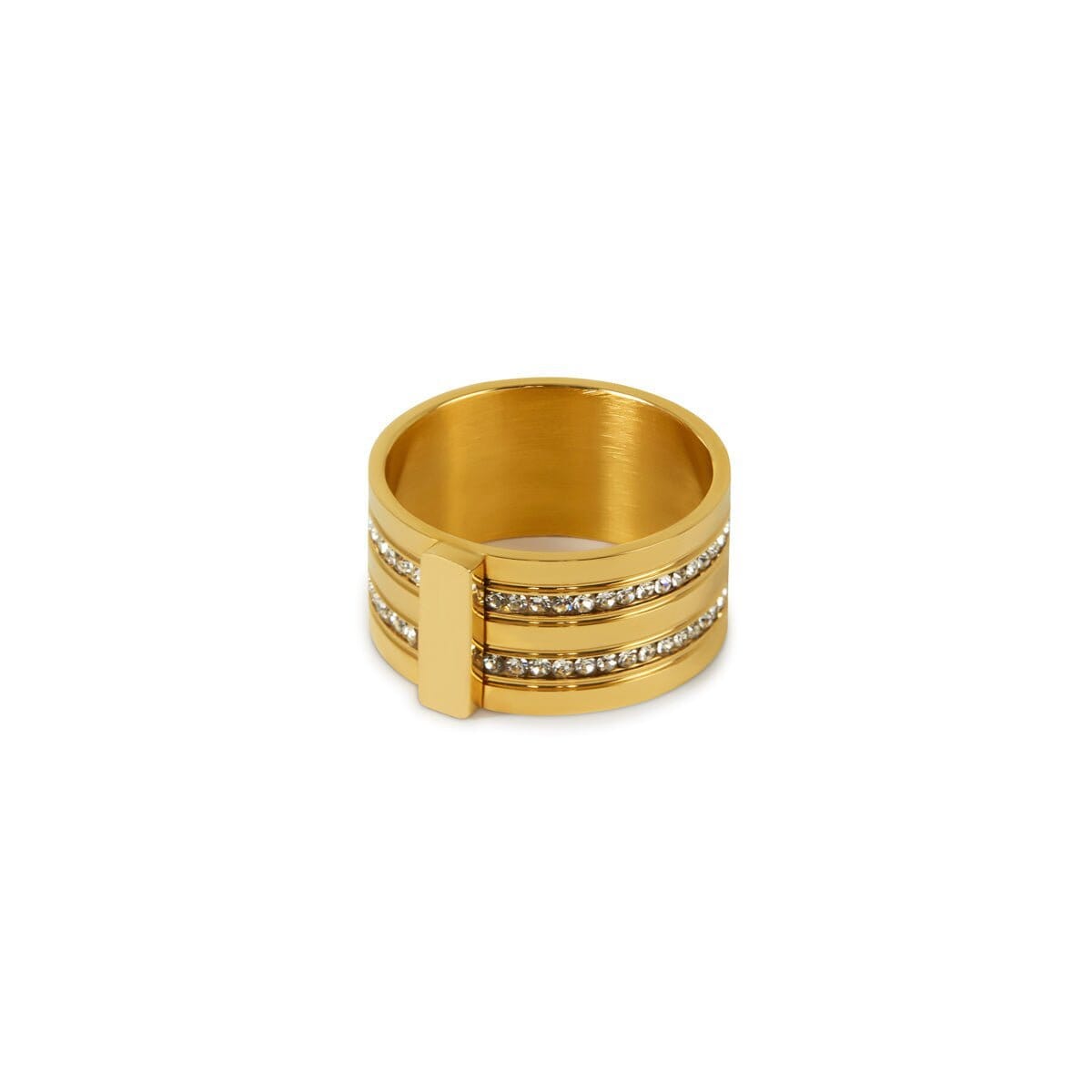 Anel Caviar Stack Banhado em Ouro 18K Anel Caviar Stack Banhado em Ouro 18K Minha loja Ouro 14