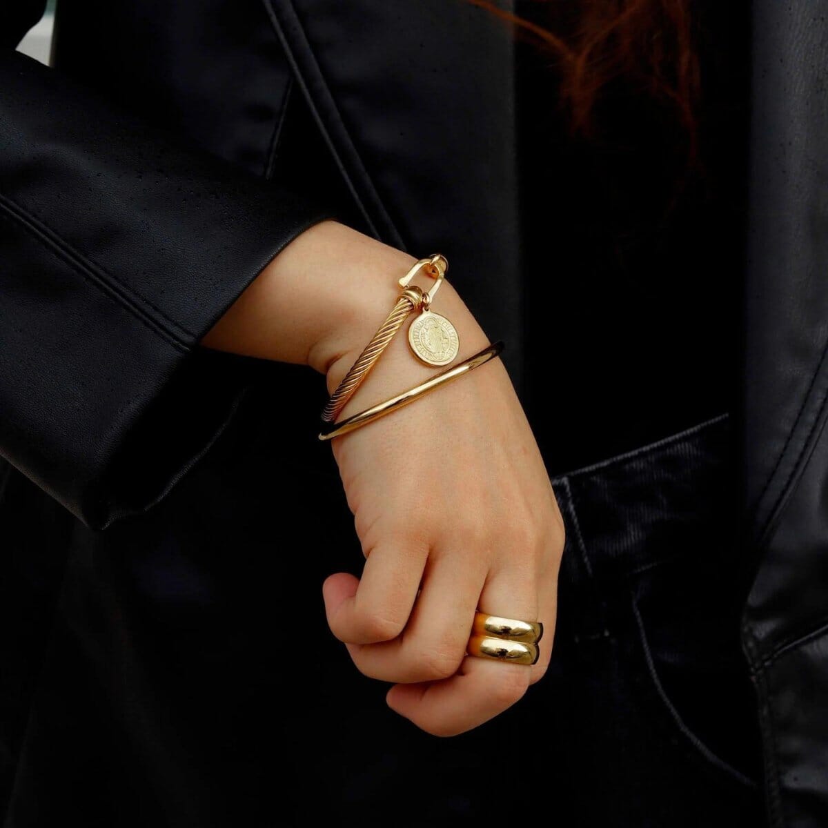 Anel Double Chunky Banhado em Ouro 18K Anel Double Chunky Banhado em Ouro 18K Minha loja