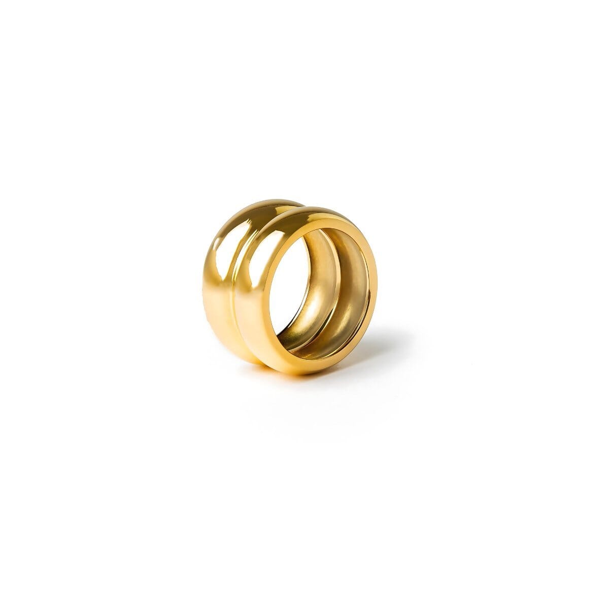 Anel Double Chunky Banhado em Ouro 18K Anel Double Chunky Banhado em Ouro 18K Minha loja Ouro 14