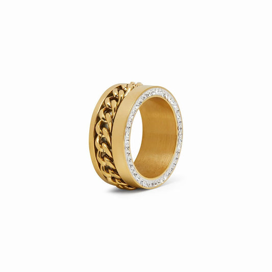 Anel Elos Zircônia Banhado em Ouro 18K Anel Elos Zircônia Banhado em Ouro 18K Minha loja Ouro 14