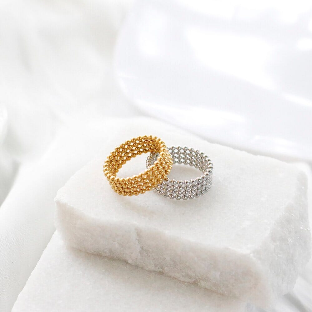 Anel Esferas Icônica Banhado em Ouro 18K Anel Esferas Icônica Banhado em Ouro 18K Minha loja