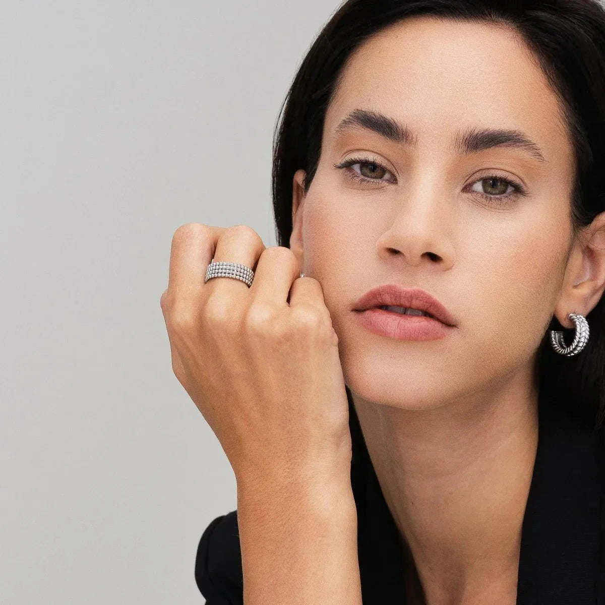 Anel Esferas Icônica - Prata Anel Esferas Icônica Banhado em Ouro 18K Minha loja