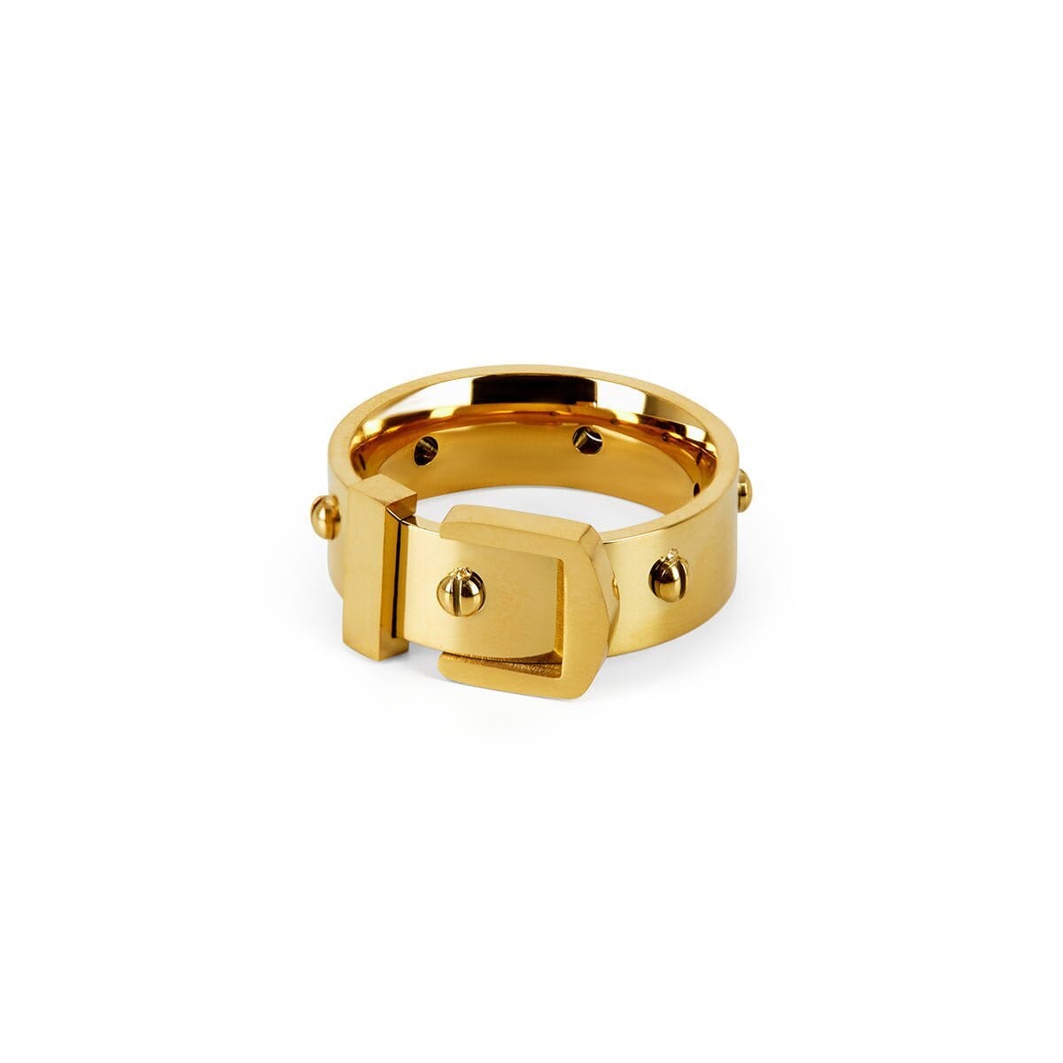 Anel Fivela Banhado em Ouro 18K Anel Fivela Banhado em Ouro 18K Minha loja 14 Ouro