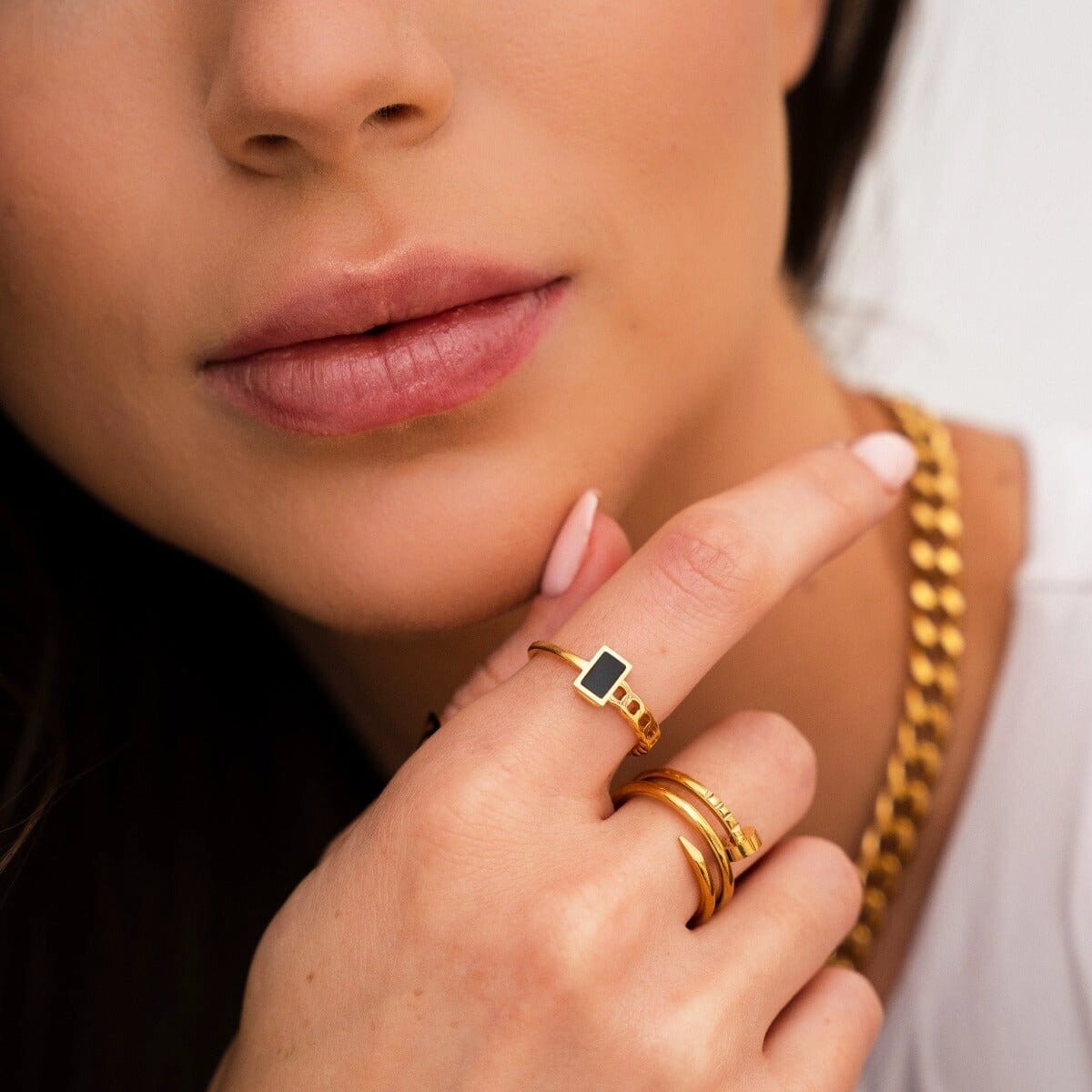 Anel Fusion Banhado em Ouro 18k Anel Fusion Banhado em Ouro 18k Minha loja