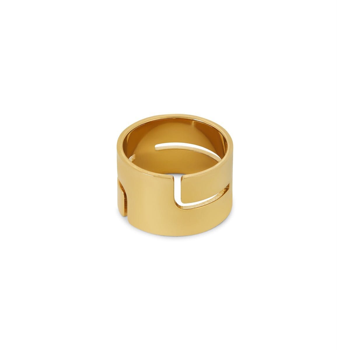 Anel Hi-lo Chunky Banhado em Ouro 18K Anel Hi-lo Chunky Banhado em Ouro 18K Minha loja Ouro 14