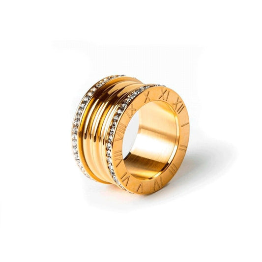 Anel Luxo Imperial Banhado em Ouro 18K Anel Luxo Imperial Banhado em Ouro 18K Minha loja Ouro 14