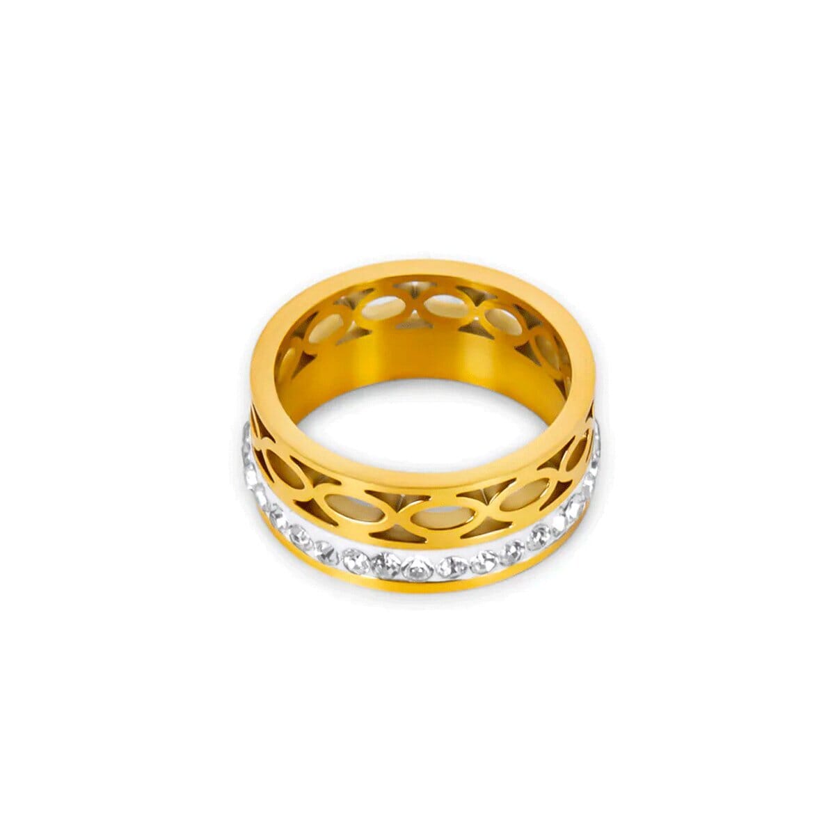 Anel Mosaico Banhado em Ouro 18k Anel Mosaico Banhado em Ouro 18k Minha loja Ouro 14