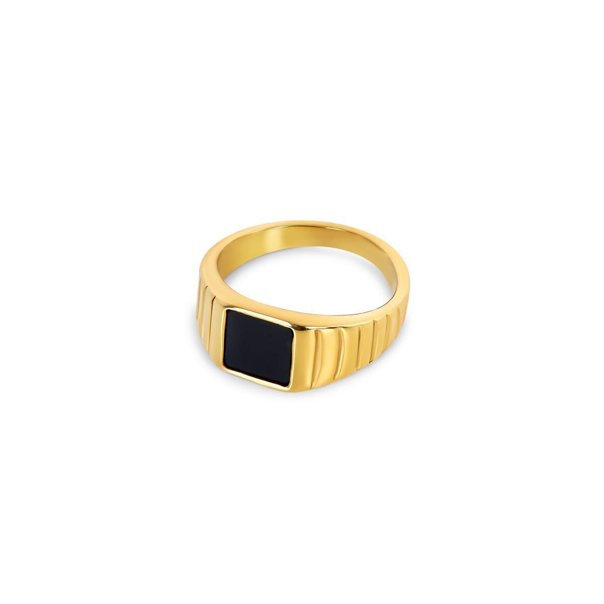 Anel Noir Banhado em Ouro 18k Anel Noir Banhado em Ouro 18k Minha loja Ouro 14