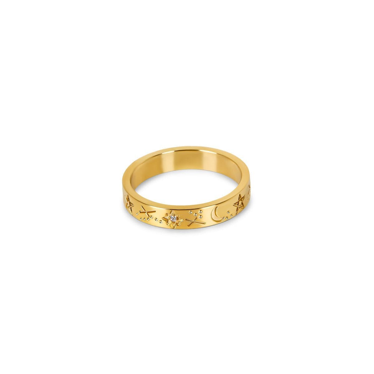 Anel Sky Banhado em Ouro 18k Anel Sky Banhado em Ouro 18k Minha loja Ouro 14