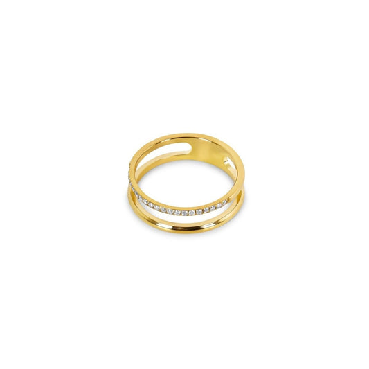 Anel Vienne Duplo Banhado em Ouro 18k Anel Vienne Duplo Banhado em Ouro 18k Minha loja Ouro 14