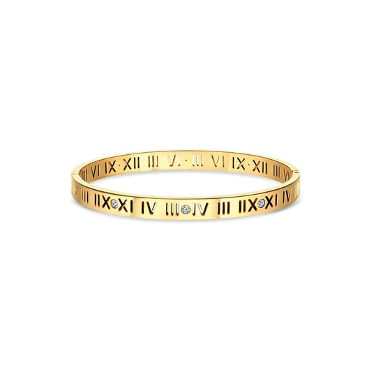 Bracelete Algarismo Romanos Banhado em Ouro 18K Bracelete Algarismo Romanos Banhado em Ouro 18K Minha loja Ouro