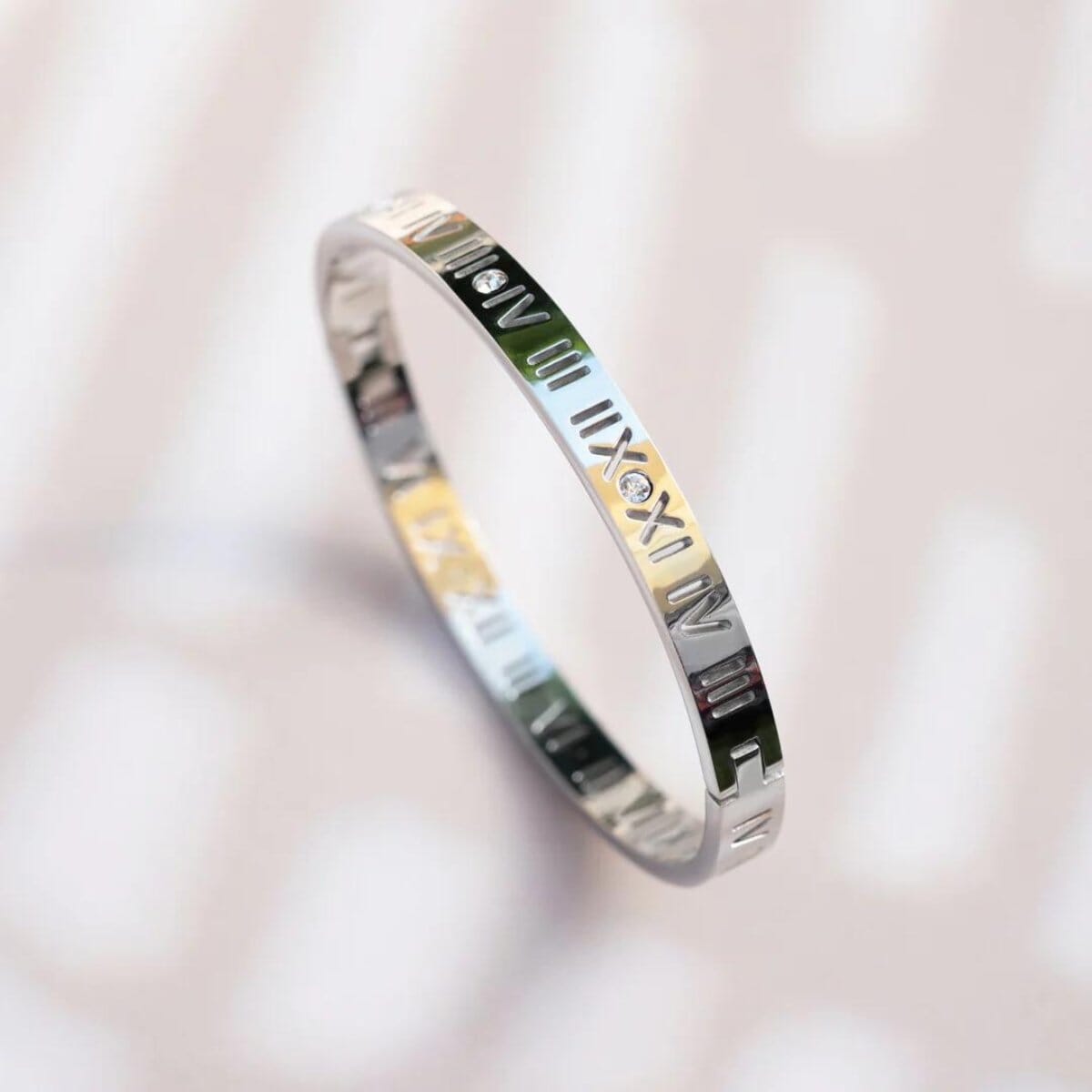 Bracelete Algarismo Romanos - Prata Bracelete Algarismo Romanos - Prata Minha loja