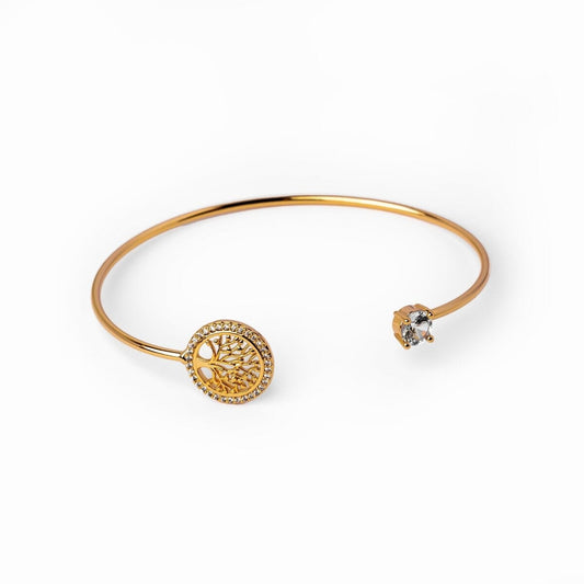 Bracelete Árvore da Vida Banhado em Ouro 18K Bracelete Árvore da Vida Banhado em Ouro 18K Minha loja Ouro 18cm