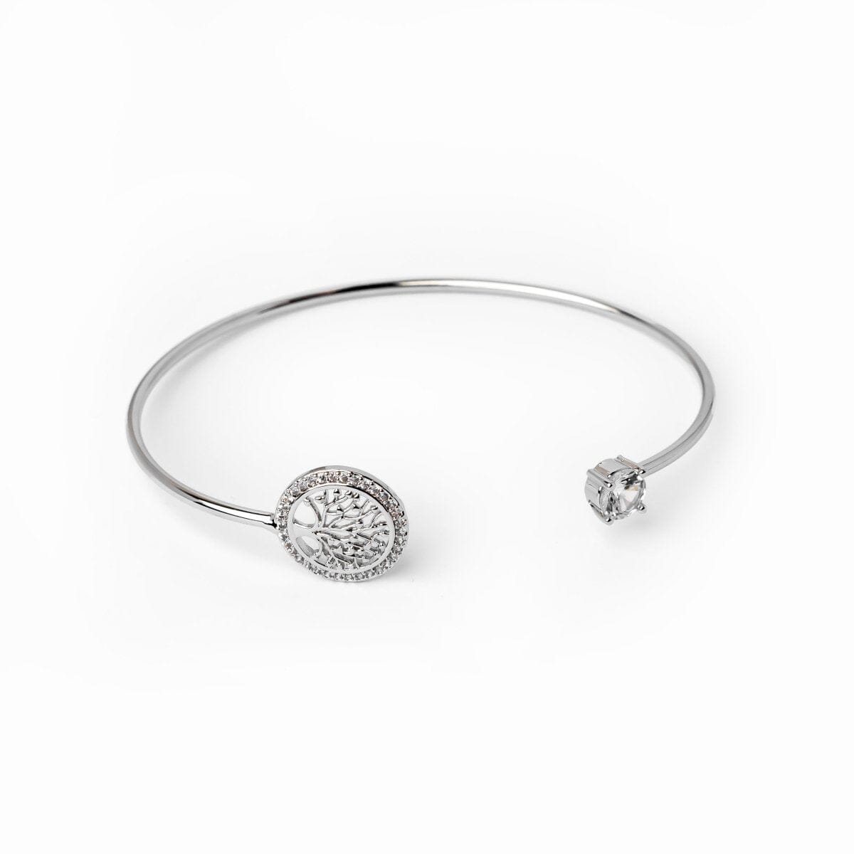 Bracelete Árvore da Vida - Prata Bracelete Árvore da Vida Banhado em Ouro 18k - Prata Minha loja Prata