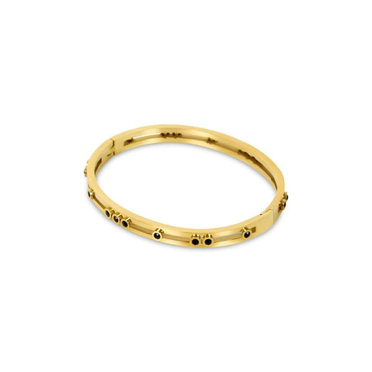Bracelete Black Studs Banhado em Ouro 18k Bracelete Black Studs Banhado em Ouro 18k Minha loja
