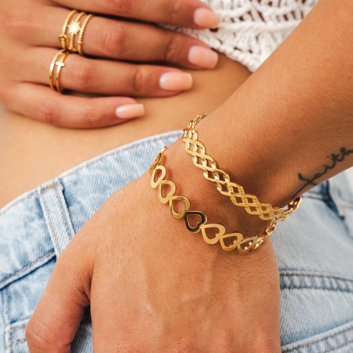 Bracelete Blogger Banhado em Ouro 18K Bracelete Blogger Banhado em Ouro 18K Minha loja