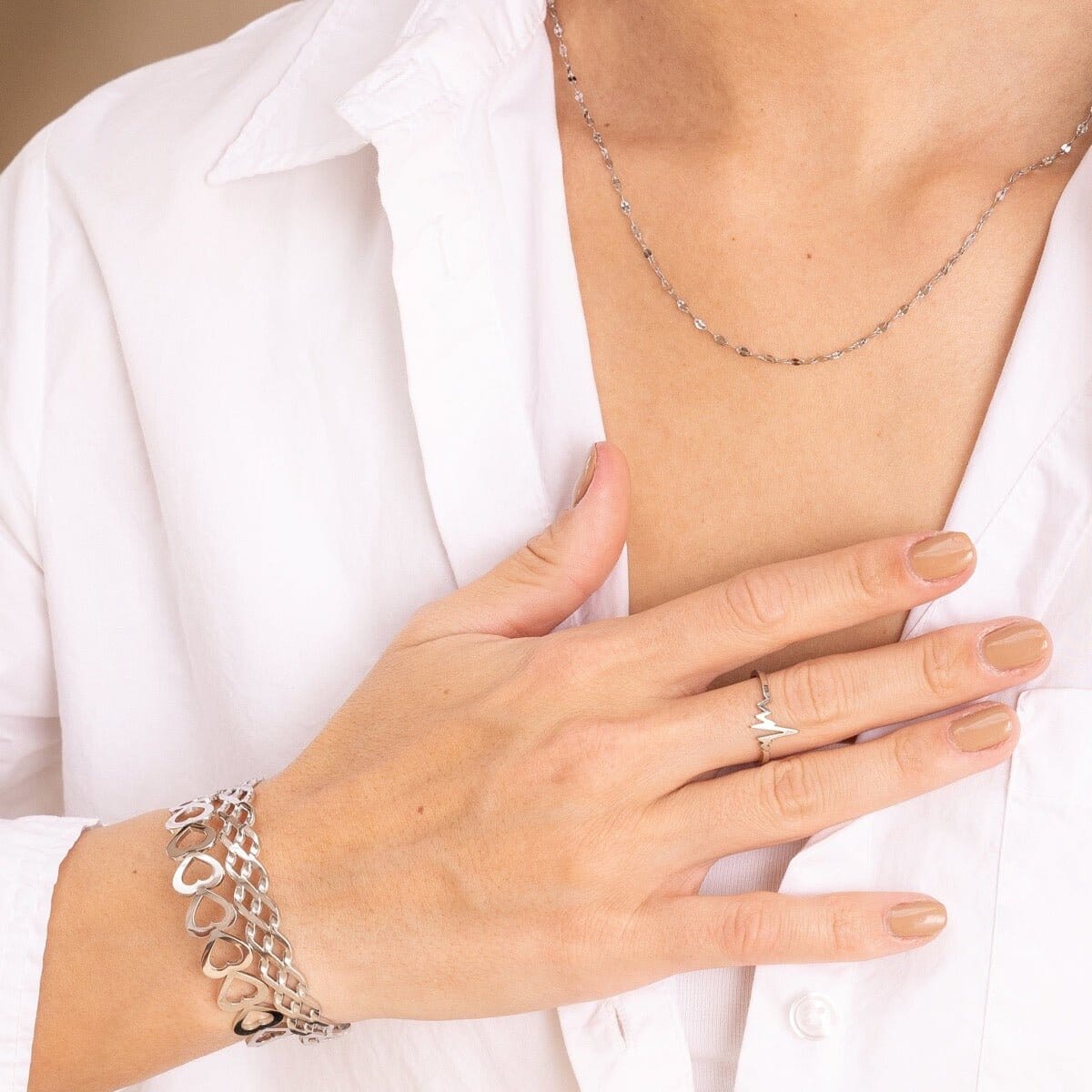 Bracelete Blogger - Prata Bracelete Blogger - Prata Minha loja