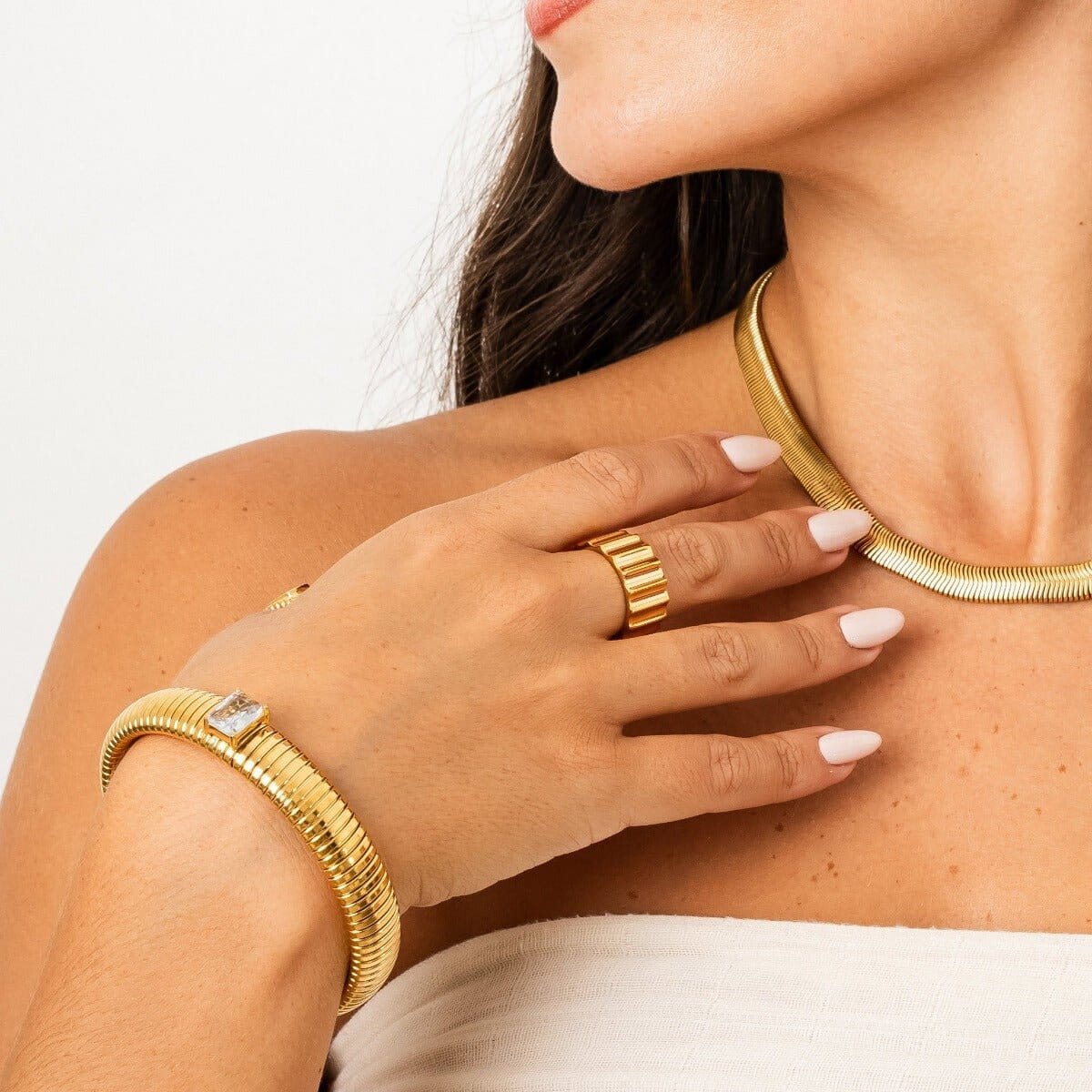Bracelete Capri Banhado em Ouro 18k Bracelete Capri Banhado em Ouro 18k Minha loja