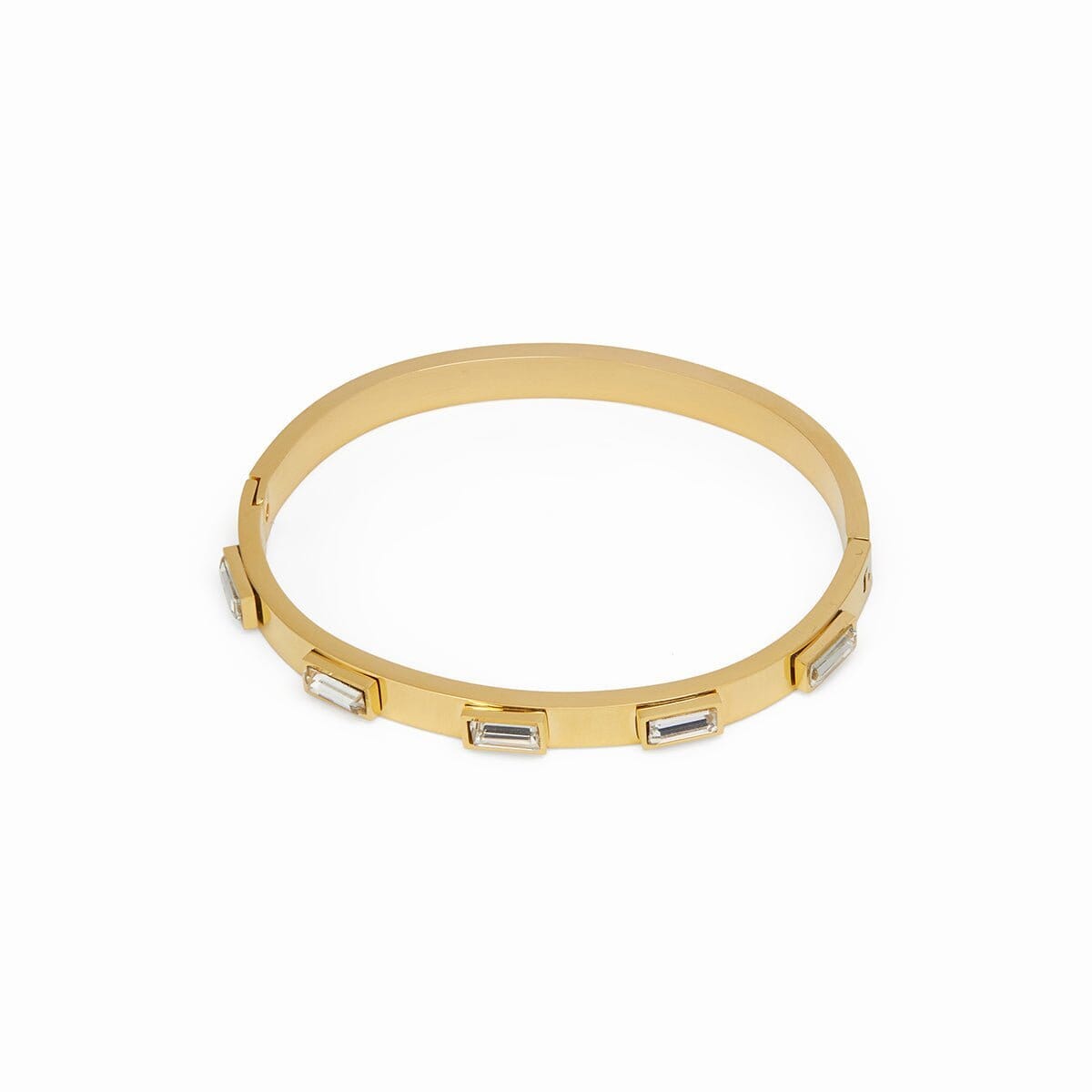Bracelete Cristais Navete Banhado em Ouro 18K Bracelete Cristais Navete Banhado em Ouro 18K Minha loja 17cm