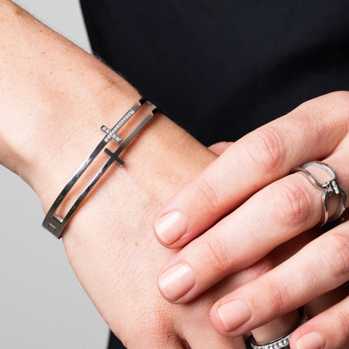Bracelete Cruz - Prata Bracelete Cruz - Prata Minha loja