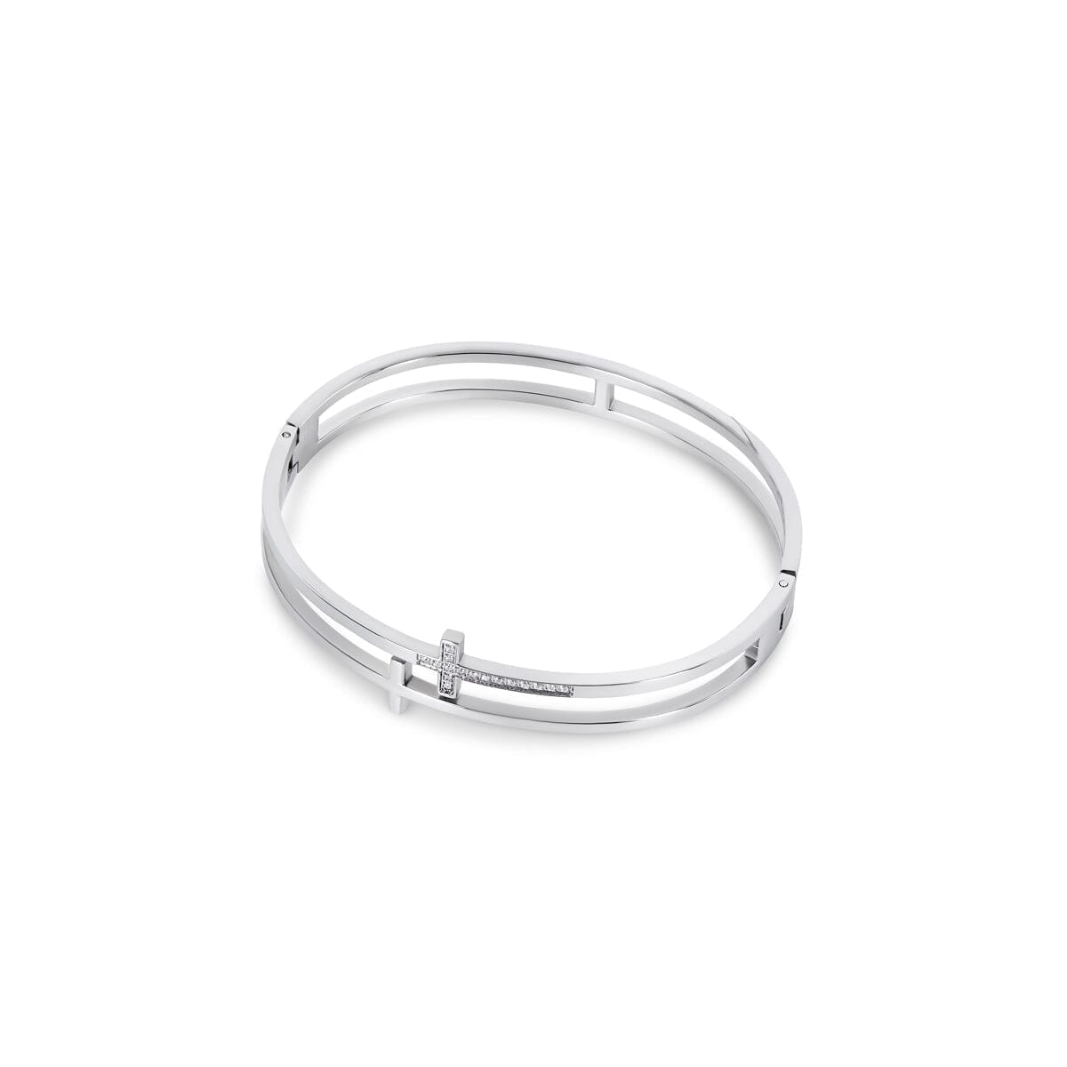 Bracelete Cruz - Prata Bracelete Cruz - Prata Minha loja Prata