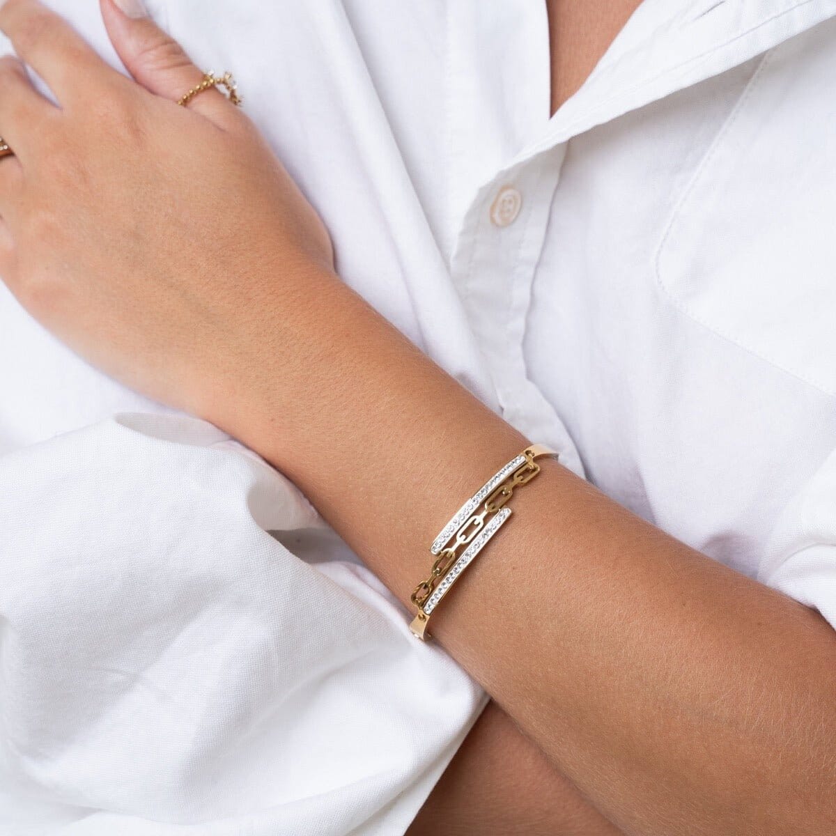 Bracelete Donatela Banhado em Ouro 18K Bracelete Donatela Banhado em Ouro 18K Minha loja