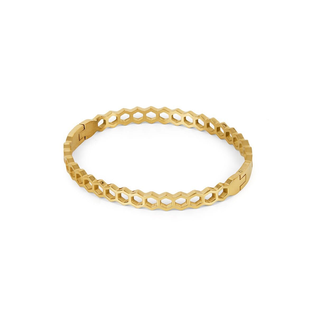 Bracelete Favo de Mel Banhado em Ouro 18K Bracelete Favo de Mel Banhado em Ouro 18K Minha loja 16cm