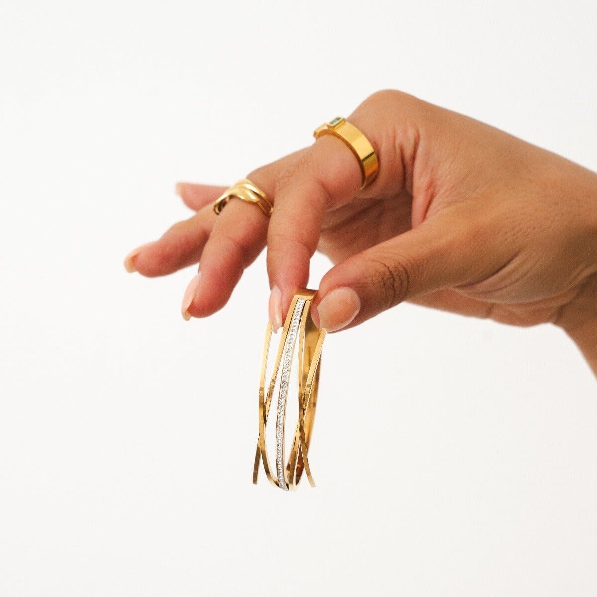 Bracelete Florence Zircônia Banhada em Ouro 18K Bracelete Florence Zircônia Banhada em Ouro 18K Minha loja