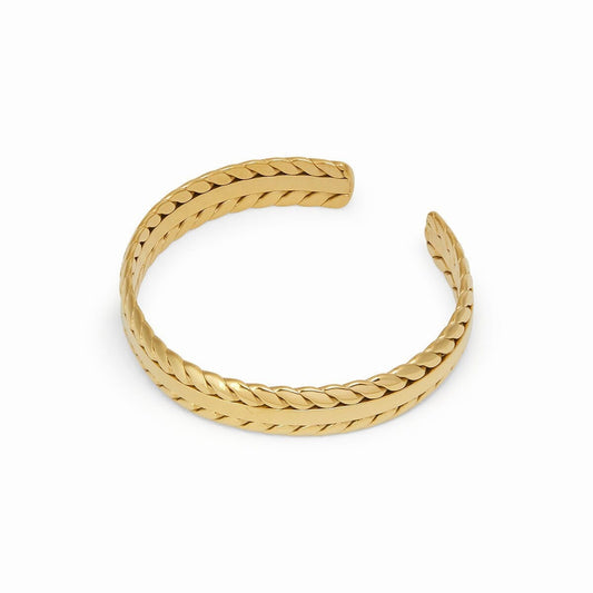 Bracelete Folhas Dourada Banhado em Ouro 18k Bracelete Folhas Dourada Banhado em Ouro 18k Minha loja Aberto