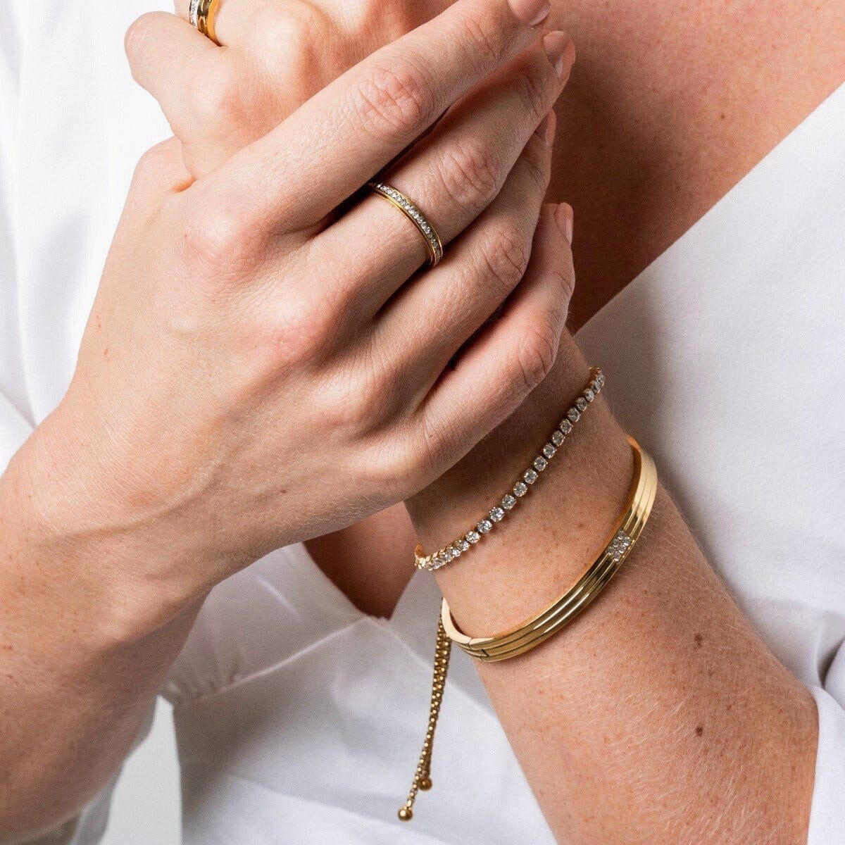 Bracelete Hanna Banhado em Ouro 18k Bracelete Hanna Banhado em Ouro 18k Minha loja