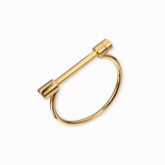 Bracelete Manguito Parafuso Banhado em Ouro 18K Bracelete Manguito Parafuso Banhado em Ouro 18K Minha loja Ouro