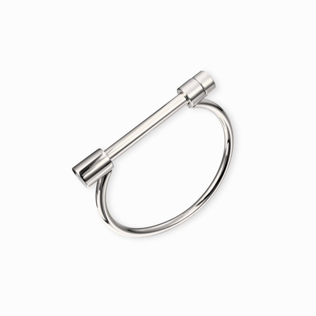 Bracelete Manguito Parafuso - Prata Bracelete Manguito Parafuso Banhado em Ouro 18K - Prata Minha loja Prata