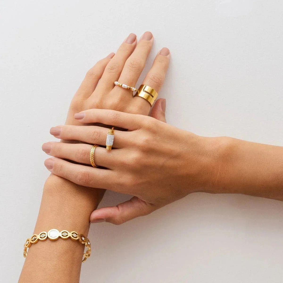 Bracelete Olivia Pedra Zircônia Banhado em Ouro 18k Bracelete Olivia Pedra Zircônia - Ouro Minha loja