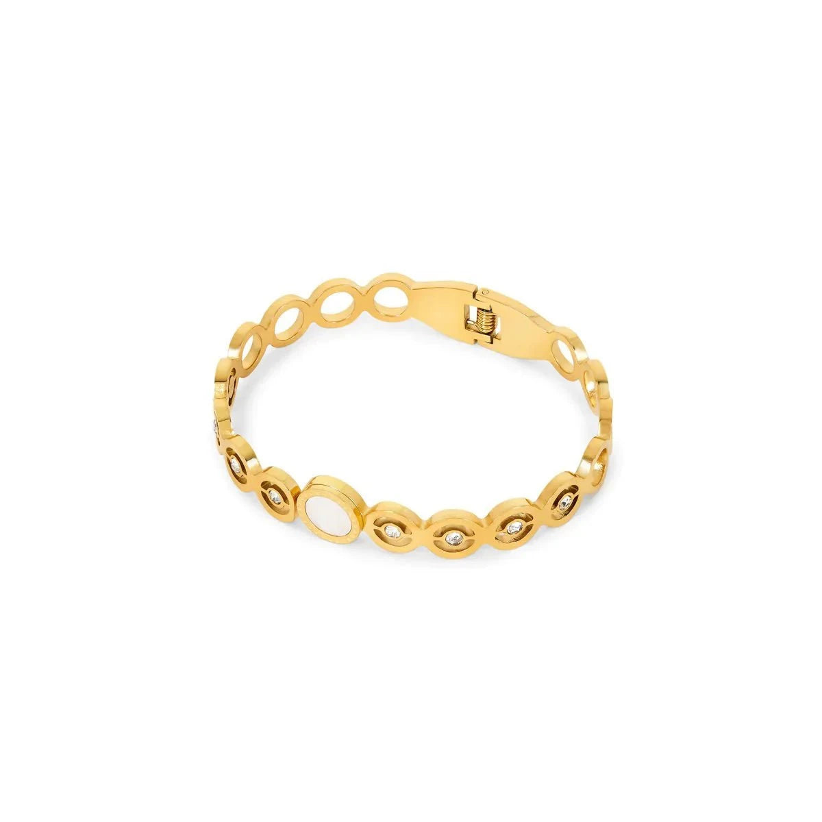 Bracelete Olivia Pedra Zircônia Banhado em Ouro 18k Bracelete Olivia Pedra Zircônia - Ouro Minha loja Ouro