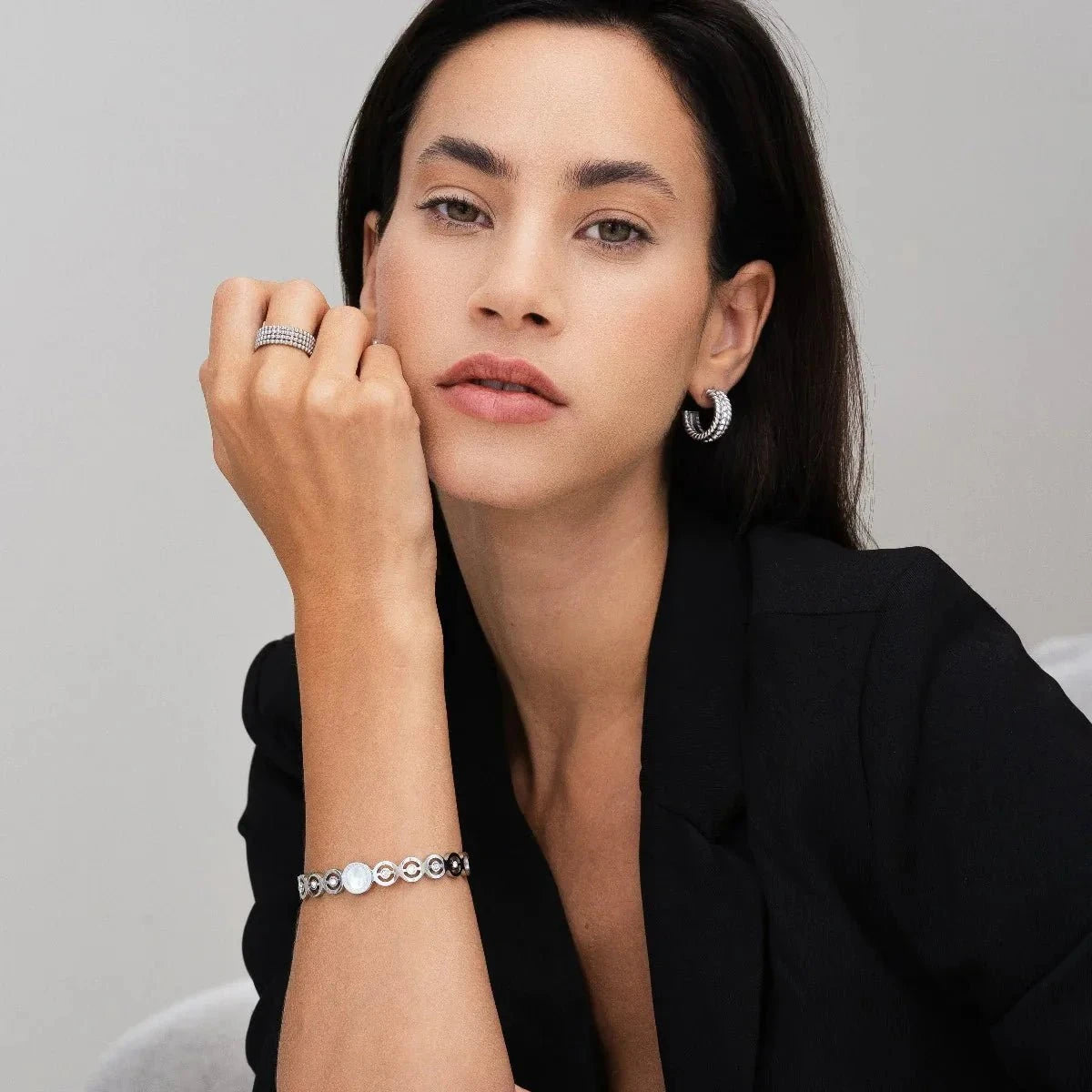 Bracelete Olivia Pedra Zircônia - Prata Bracelete Olivia Pedra Zircônia - Prata Minha loja
