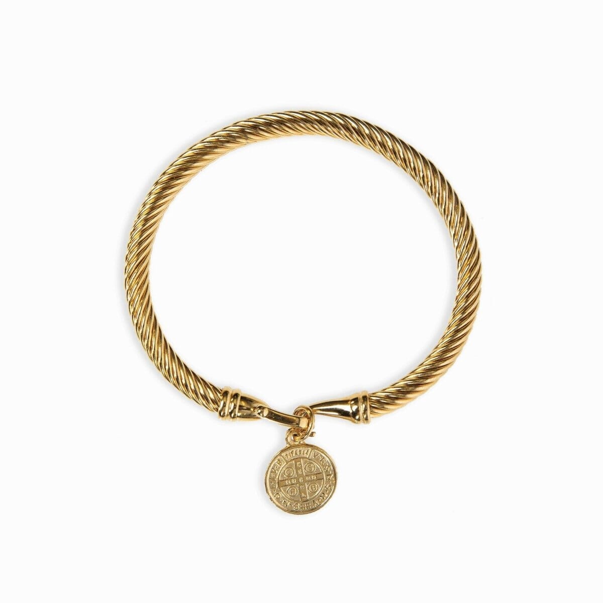 Bracelete Pingente São Bento Banhado em Ouro 18K Bracelete Pingente São Bento Banhado em Ouro 18K Minha loja 18cm