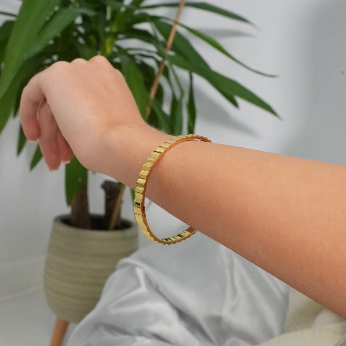 Bracelete Ripple Banhado em Ouro 18k Bracelete Ripple Banhado em Ouro 18k Minha loja