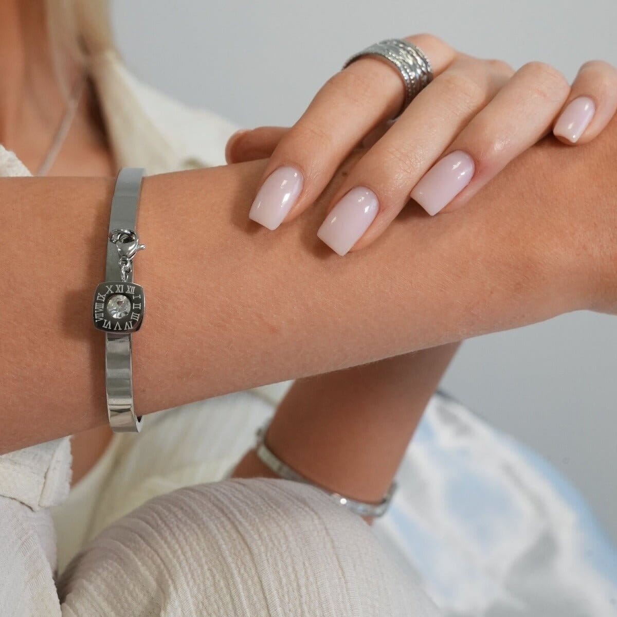 Bracelete Square Charm - Prata Bracelete Square Charm - Prata Minha loja