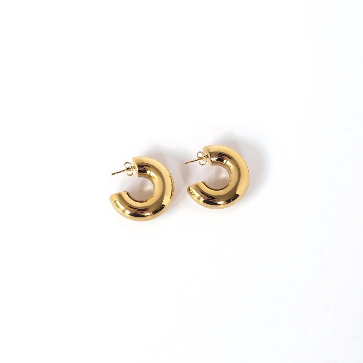Brinco Argola Lola Chunky Banhado em Ouro 18K Brinco Argola Lola Chunky Banhado em Ouro 18K Minha loja