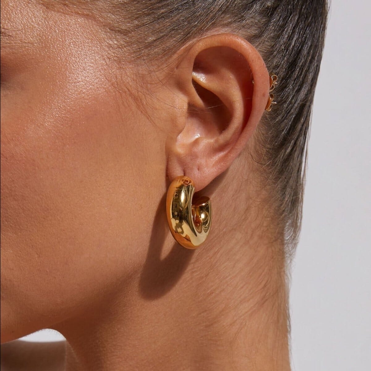 Brinco Argola Lola Chunky Banhado em Ouro 18K Brinco Argola Lola Chunky Banhado em Ouro 18K Minha loja