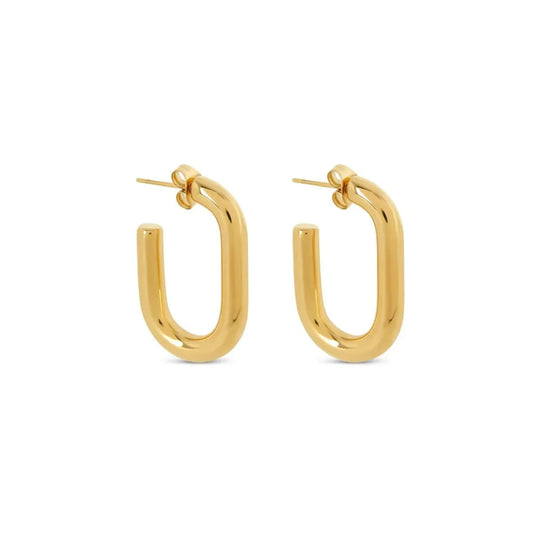 Brinco Argola Piper Banhado em Ouro 18k Brinco Argola Piper - Ouro Minha loja Ouro