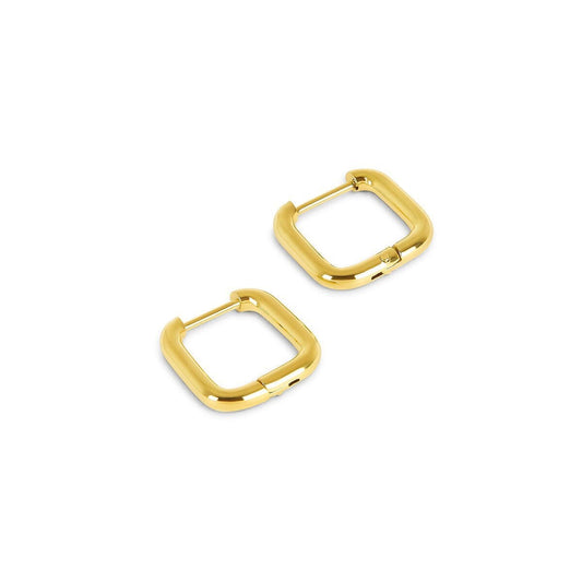Brinco Argola Quadrado Banhado em Ouro 18k Brinco Argola Quadrado Banhado em Ouro 18k Minha loja Ouro