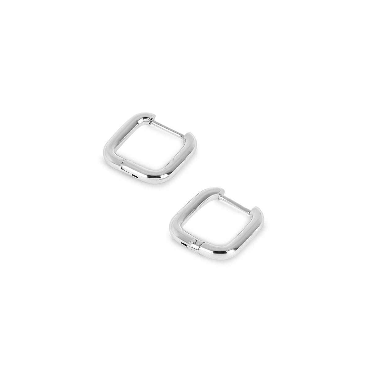 Brinco Argola Quadrado - Prata Brinco Argola Quadrado - Prata Minha loja Prata