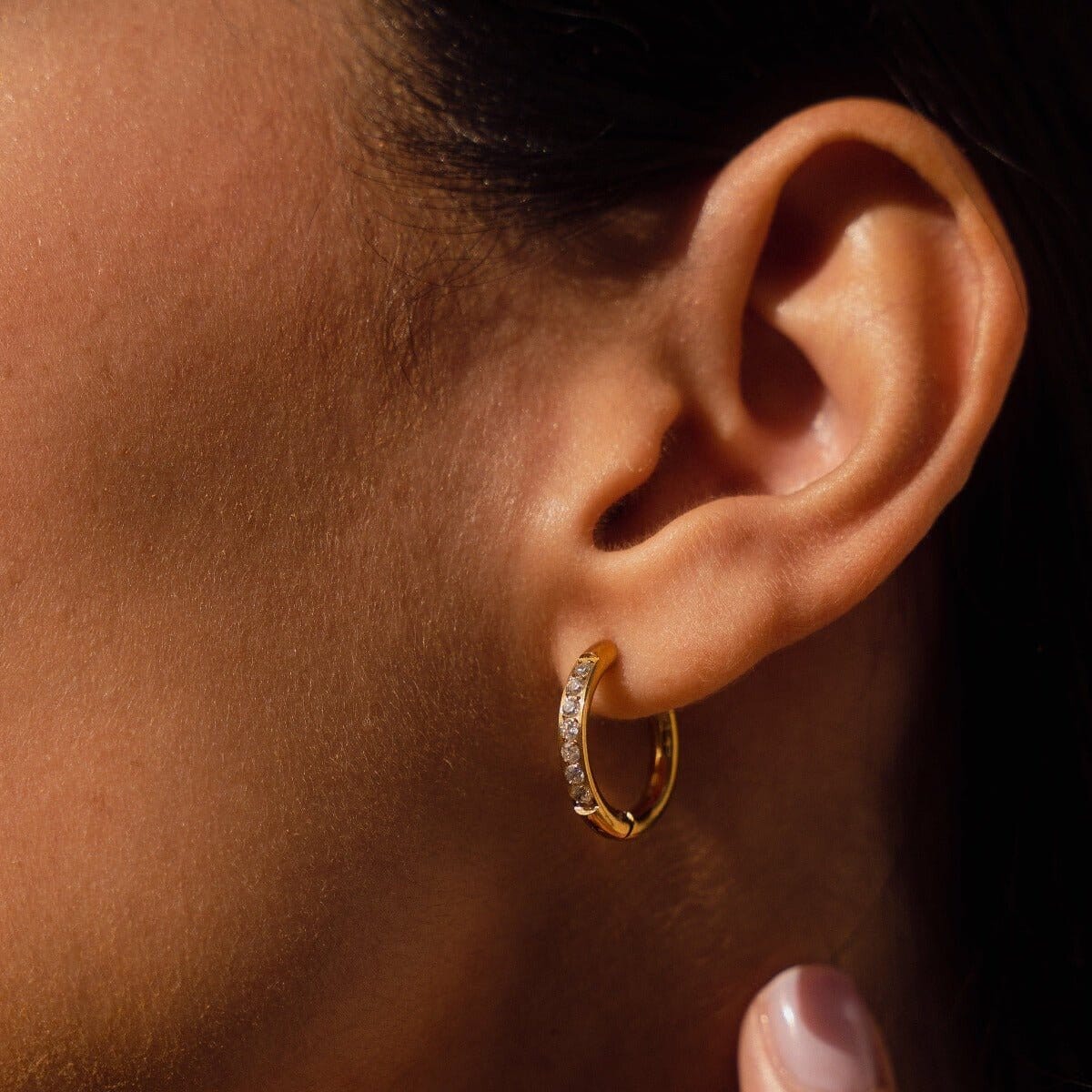 Brinco de Argola Arielle Banhado em Ouro 18K Brinco de Argola Arielle Banhado em Ouro 18K Minha loja
