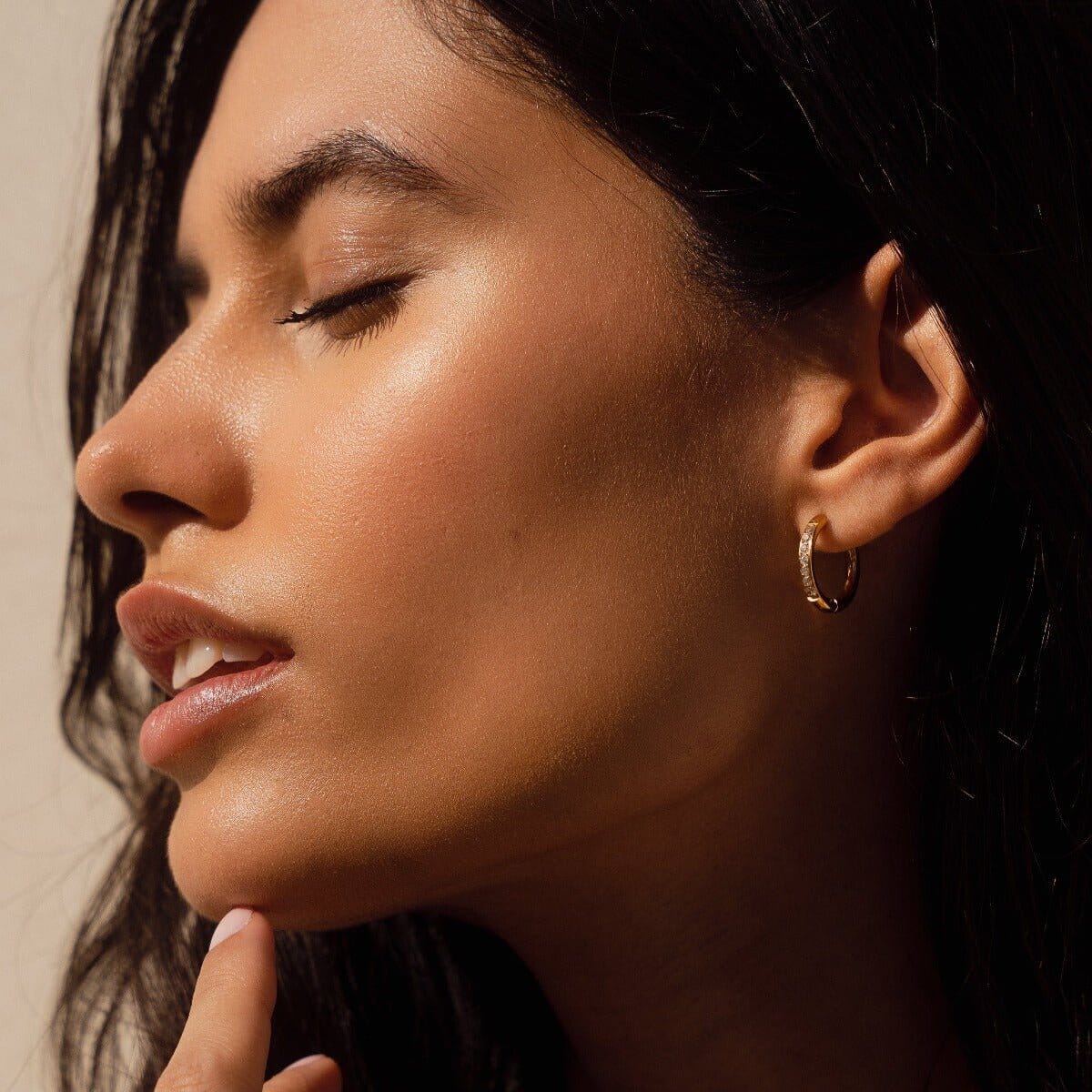 Brinco de Argola Arielle Banhado em Ouro 18K Brinco de Argola Arielle Banhado em Ouro 18K Minha loja