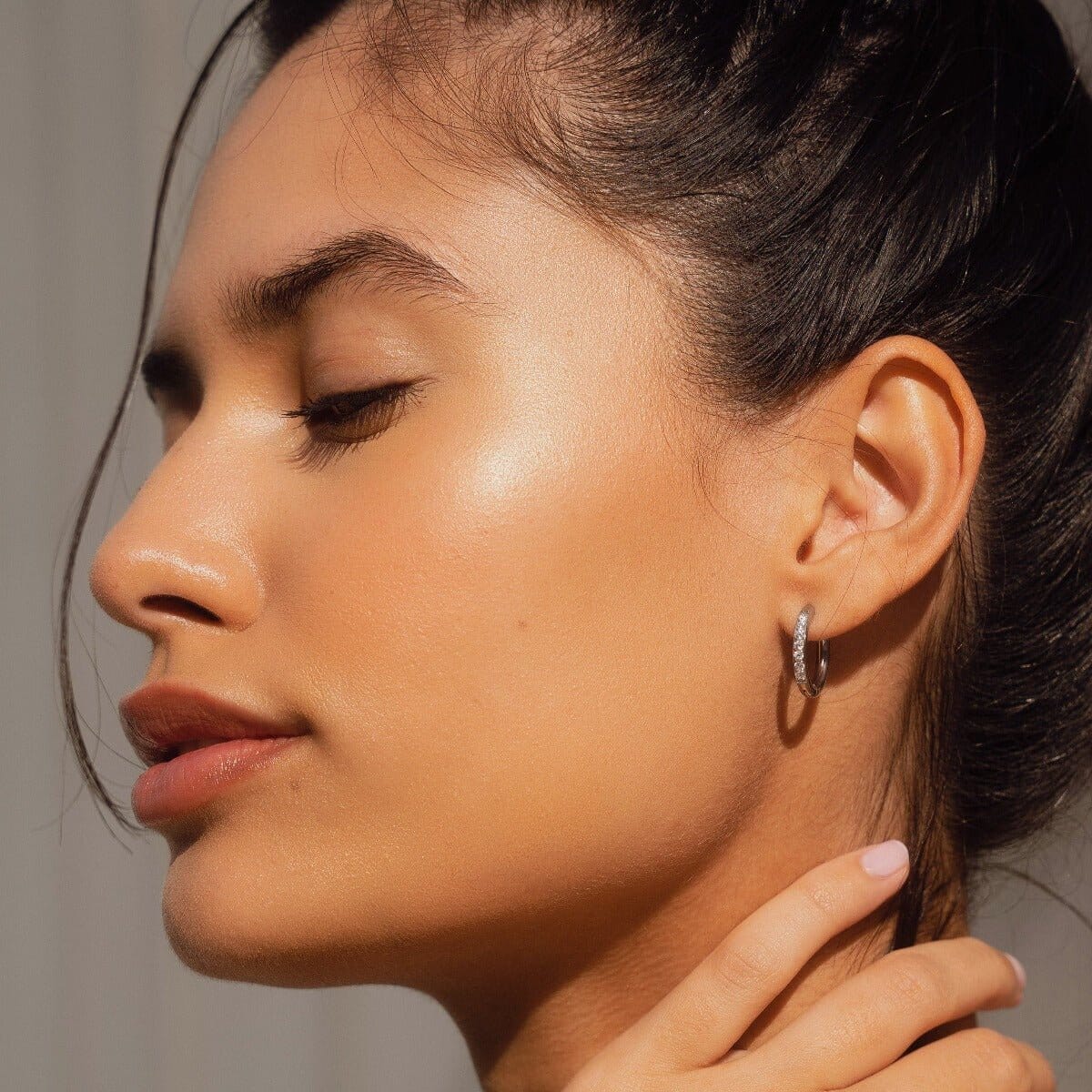 Brinco de Argola Arielle - Prata Brinco de Argola Arielle Banhado em Ouro 18K - Prata Minha loja