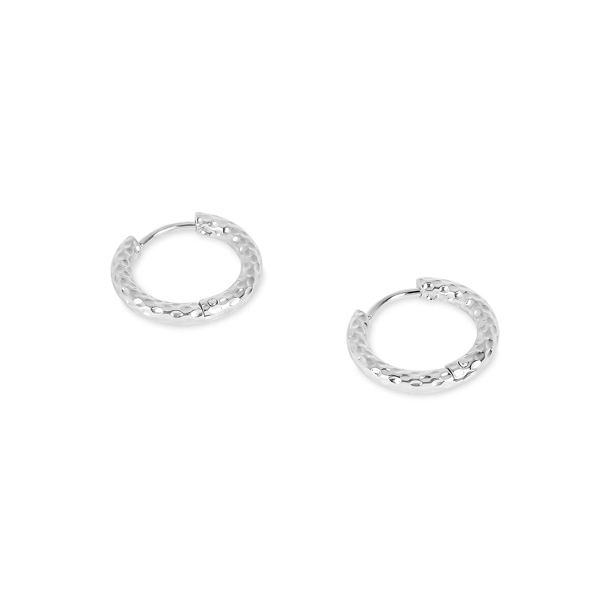 Brinco de Argola Texturizado - Prata Brinco de Argola Texturizado - Prata Minha loja Prata