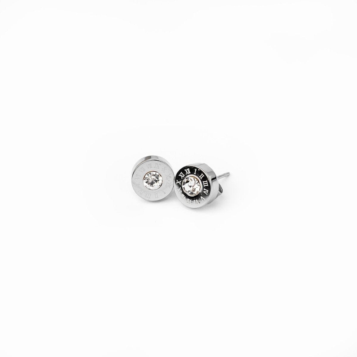 Brinco Encanto Pedra Cristal - Prata Brinco Encanto Pedra Cristal Banhado em Ouro 18K - Prata Minha loja Prata