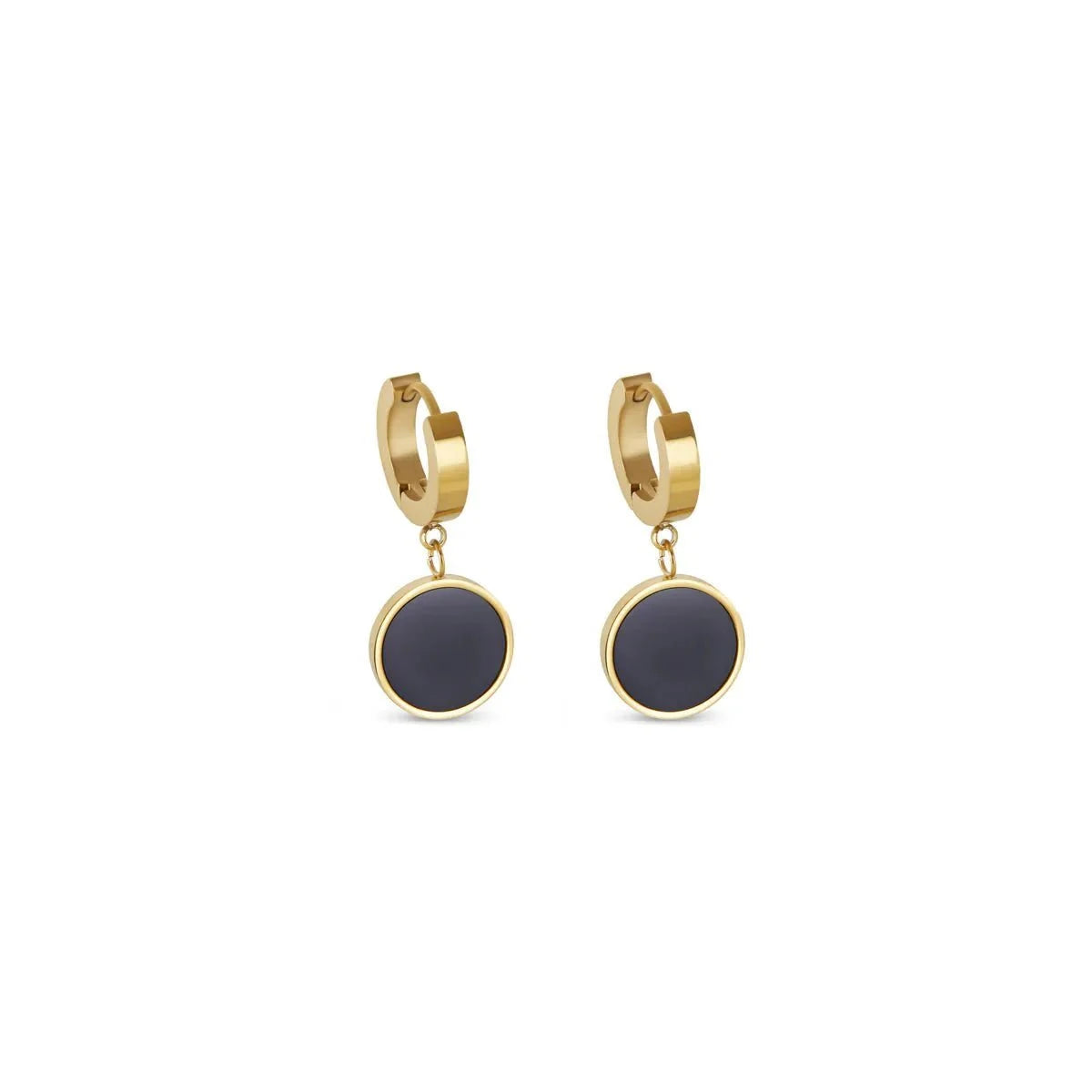 Brinco Pingente Noir Banhado em Ouro 18k Brinco Pingente Noir - Ouro Minha loja Ouro